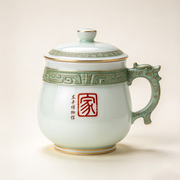 玉质白瓷茶杯